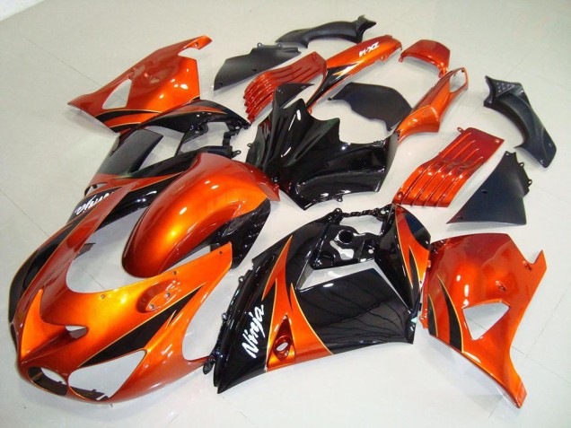 Cheap 2006-2011 Orange Black Kawasaki ZX14R ZZR1400 Motorbike Fairings UK Cheap 2006-2011 Orange Black Kawasaki ZX14R ZZR1400 Motorbike Fairings UK