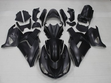 Cheap 2006-2011 Matte Black Kawasaki ZX14R ZZR1400 Motorcycle Fairing UK