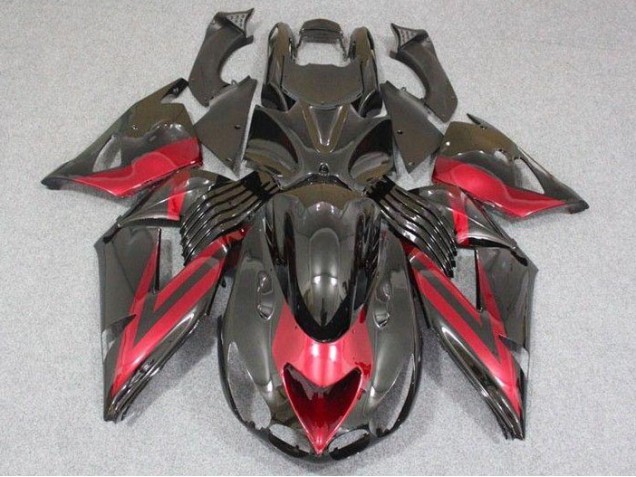 Cheap 2006-2011 Black Red Kawasaki ZX14R ZZR1400 Bike Fairings UK Cheap 2006-2011 Black Red Kawasaki ZX14R ZZR1400 Bike Fairings UK