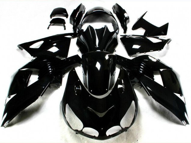 Cheap 2006-2011 Glossy Black Kawasaki ZX14R ZZR1400 Motorbike Fairing UK Cheap 2006-2011 Glossy Black Kawasaki ZX14R ZZR1400 Motorbike Fairing UK