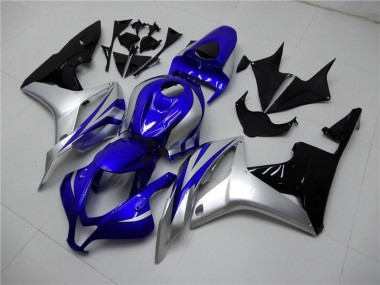 Cheap 2007-2008 Blue Silver Black Honda CBR600RR Replacement Motorcycle Fairings UK