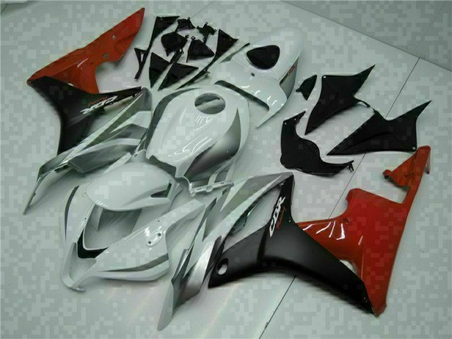 Cheap 2007-2008 White Black Red Honda CBR600RR Bike Fairings UK Cheap 2007-2008 White Black Red Honda CBR600RR Bike Fairings UK