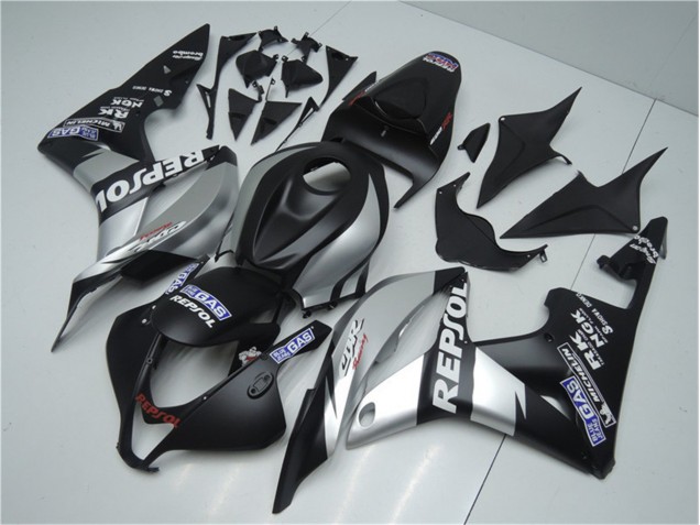 Cheap 2007-2008 Silver Repsol Black Honda CBR600RR Bike Fairings UK Cheap 2007-2008 Silver Repsol Black Honda CBR600RR Bike Fairings UK