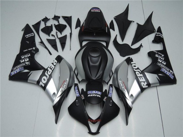 Cheap 2007-2008 Silver Repsol Black Honda CBR600RR Bike Fairings UK Cheap 2007-2008 Silver Repsol Black Honda CBR600RR Bike Fairings UK