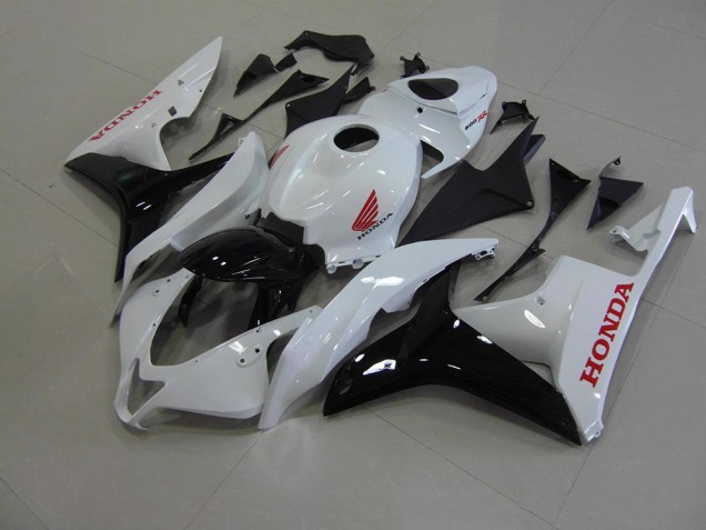 Cheap 2007-2008 Pearl White Black Honda CBR600RR Bike Fairings UK