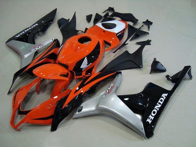 Cheap 2007-2008 Orange Silver Black Honda CBR600RR Motorcyle Fairings UK Cheap 2007-2008 Orange Silver Black Honda CBR600RR Motorcyle Fairings UK