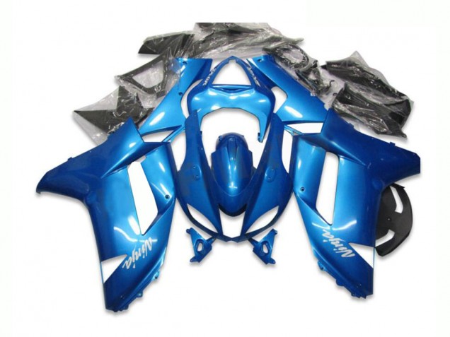 Cheap 2007-2008 Blue Kawasaki ZX6R Bike Fairing Kit UK Cheap 2007-2008 Blue Kawasaki ZX6R Bike Fairing Kit UK