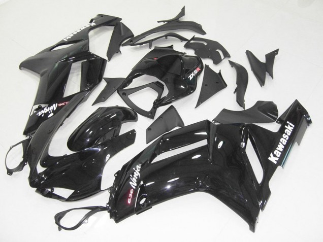 Cheap 2007-2008 Glossy Black Kawasaki ZX6R Motorcycle Bodywork & Bodywork UK