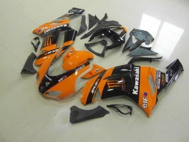 Cheap 2007-2008 Orange Monster Kawasaki ZX6R Motor Fairings UK