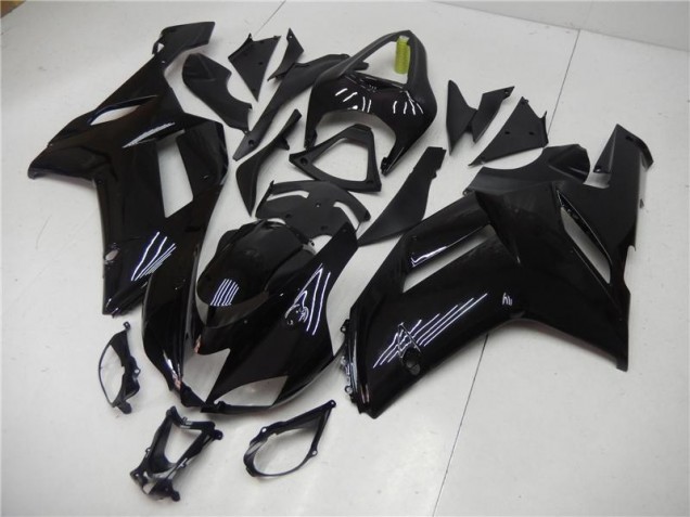 Cheap 2007-2008 Glossy Black Kawasaki ZX6R Motorcycle Bodywork UK Cheap 2007-2008 Glossy Black Kawasaki ZX6R Motorcycle Bodywork UK