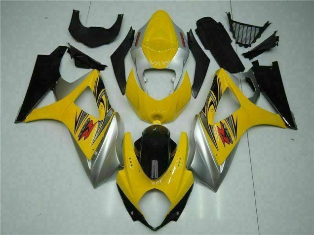 Cheap 2007-2008 Yellow Suzuki GSXR 1000 K7 Bike Fairing Kit UK Cheap 2007-2008 Yellow Suzuki GSXR 1000 K7 Bike Fairing Kit UK