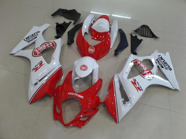 Cheap 2007-2008 Lucky Strike Suzuki GSXR 1000 K7 Motorcylce Fairings UK Cheap 2007-2008 Lucky Strike Suzuki GSXR 1000 K7 Motorcylce Fairings UK