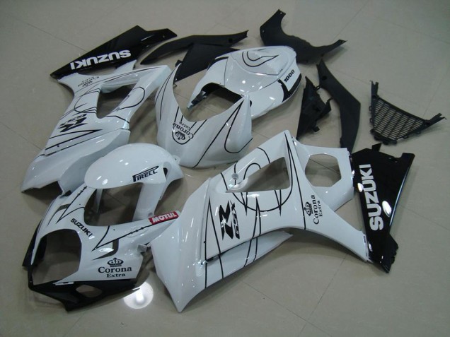 Cheap 2007-2008 White Corona Suzuki GSXR 1000 K7 Replacement Fairings UK Cheap 2007-2008 White Corona Suzuki GSXR 1000 K7 Replacement Fairings UK