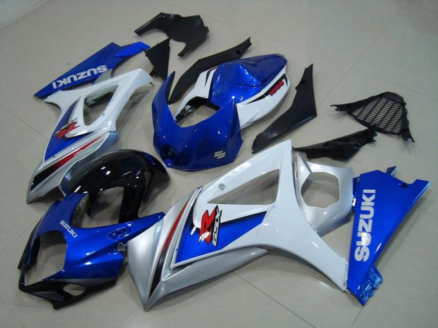 Cheap 2007-2008 White Blue Suzuki GSXR 1000 K7 Motor Fairings UK Cheap 2007-2008 White Blue Suzuki GSXR 1000 K7 Motor Fairings UK