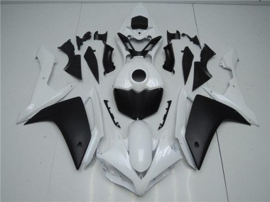 Cheap 2007-2008 White Black Yamaha YZF R1 Motorbike Fairing Kits UK