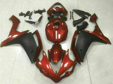 Cheap 2007-2008 Red Black Yamaha YZF R1 Bike Fairing Kit UK