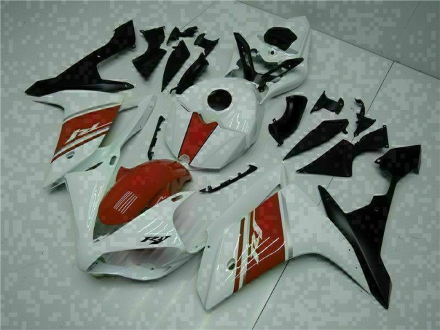 Cheap 2007-2008 White Yamaha YZF R1 Motorcycle Fairing UK