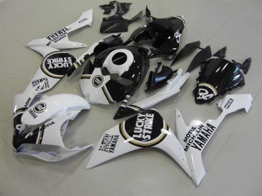 Cheap 2007-2008 Black Lucky Strike Yamaha YZF R1 Moto Fairings UK