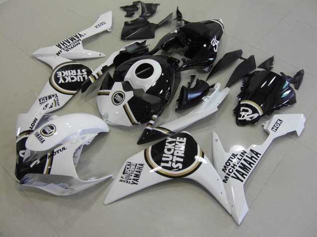 Cheap 2007-2008 Black Lucky Strike Yamaha YZF R1 Moto Fairings UK Cheap 2007-2008 Black Lucky Strike Yamaha YZF R1 Moto Fairings UK