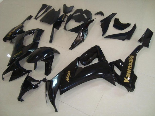 Cheap 2008-2010 Glossy Black with Gold Sticker Kawasaki ZX10R Motorcycle Fairings UK Cheap 2008-2010 Glossy Black with Gold Sticker Kawasaki ZX10R Motorcycle Fairings UK