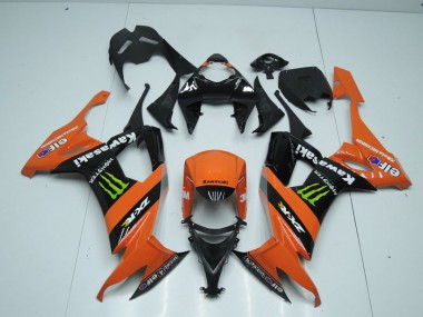 Cheap 2008-2010 Orange Monster Kawasaki ZX10R Motorbike Fairing UK