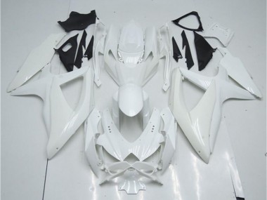 Cheap 2008-2010 White Suzuki GSXR 600/750 Motorcyle Fairings UK