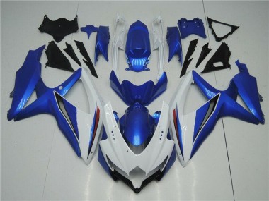 Cheap 2008-2010 White Blue Suzuki GSXR 600/750 Replacement Fairings UK