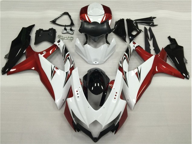 Cheap 2008-2010 White Red Black Suzuki GSXR 600/750 Motor Fairings UK Cheap 2008-2010 White Red Black Suzuki GSXR 600/750 Motor Fairings UK