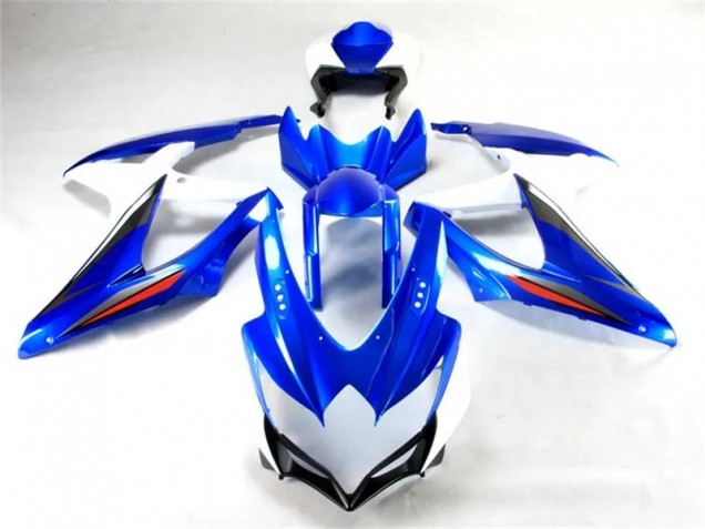 Cheap 2008-2010 Blue White Suzuki GSXR 600/750 Bike Fairings UK
