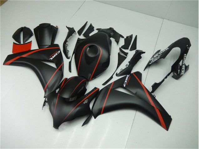 Cheap 2008-2011 Matte Black Red Honda CBR1000RR Motorcycle Fairing UK