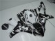 Cheap 2008-2011 Black White Honda CBR1000RR Motorbike Fairing UK