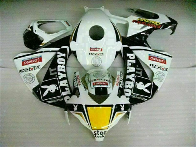 Cheap 2008-2011 White Black Playboy Honda CBR1000RR Motorbike Fairing UK Cheap 2008-2011 White Black Playboy Honda CBR1000RR Motorbike Fairing UK