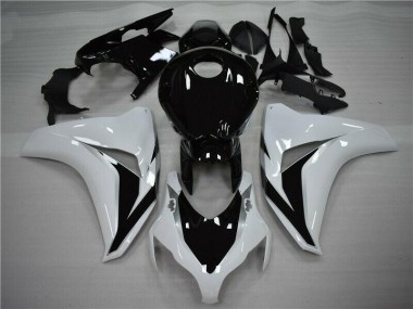 Cheap 2008-2011 White Black Honda CBR1000RR Motorbike Fairing Kits UK