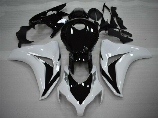 Cheap 2008-2011 White Black Honda CBR1000RR Motorbike Fairing Kits UK