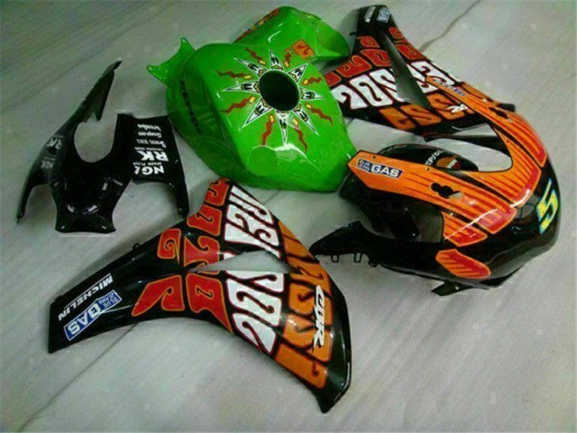 Cheap 2008-2011 Green Orange Honda CBR1000RR Motorcycle Fairings Kits UK Cheap 2008-2011 Green Orange Honda CBR1000RR Motorcycle Fairings Kits UK