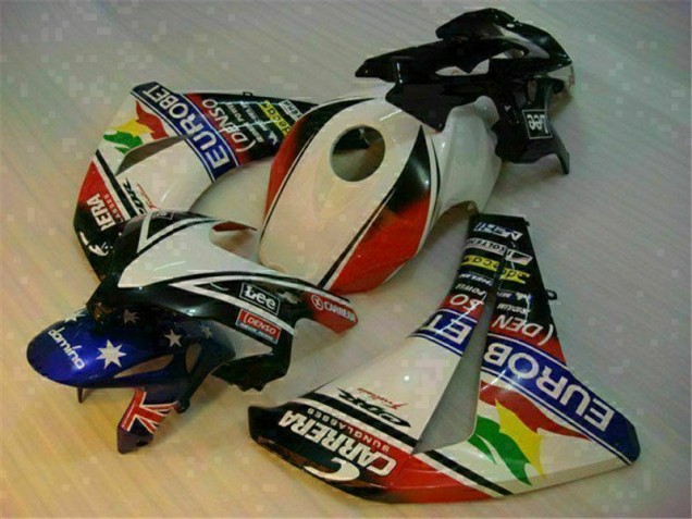 Cheap 2008-2011 White Blue Honda CBR1000RR Motorcycle Fairing UK Cheap 2008-2011 White Blue Honda CBR1000RR Motorcycle Fairing UK