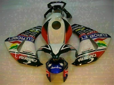 Cheap 2008-2011 White Blue Honda CBR1000RR Motorcycle Fairing UK