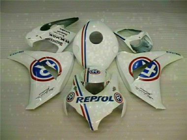 Cheap 2008-2011 White Blue Repsol Honda CBR1000RR Bike Fairing UK