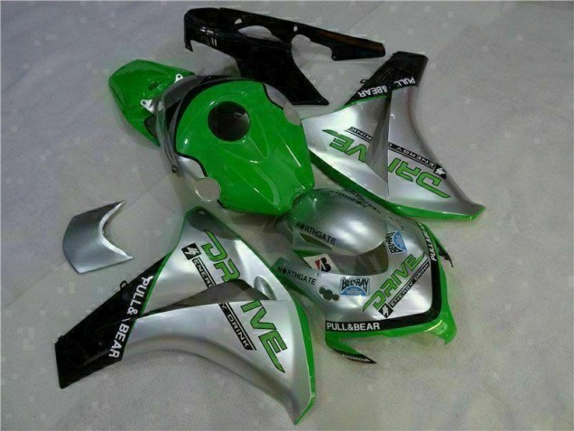Cheap 2008-2011 Green Silver Honda CBR1000RR Moto Fairings UK Cheap 2008-2011 Green Silver Honda CBR1000RR Moto Fairings UK