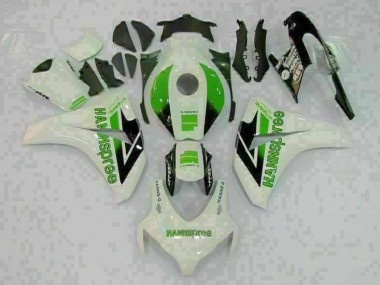 Cheap 2008-2011 Green White Honda CBR1000RR Motorcycle Fairings Kit UK