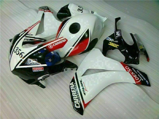 Cheap 2008-2011 White Black Honda CBR1000RR Motorcylce Fairings & Plastics UK
