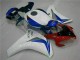 Cheap 2008-2011 White Blue Honda CBR1000RR Motorcycle Fairings Kits UK Cheap 2008-2011 White Blue Honda CBR1000RR Motorcycle Fairings Kits UK
