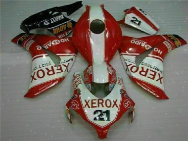 Cheap 2008-2011 Red Xerox 21 Honda CBR1000RR Motorcycle Fairings Kit UK