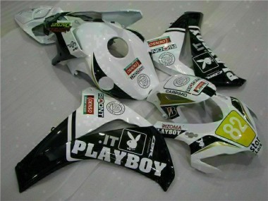 Cheap 2008-2011 White Black Playboy Honda CBR1000RR Motorcylce Fairings & Bodywork UK