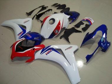Cheap 2008-2011 White Blue Red HRC Honda CBR1000RR Motorcycle Fairings Kit UK