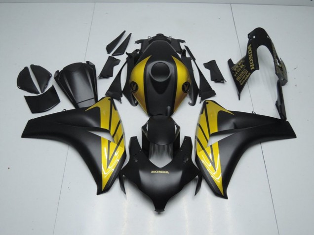 Cheap 2008-2011 Matte Black and Gold Honda CBR1000RR Bike Fairings UK Cheap 2008-2011 Matte Black and Gold Honda CBR1000RR Bike Fairings UK