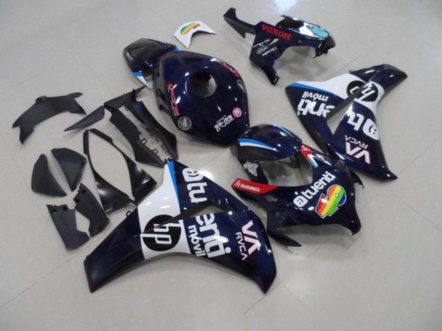 Cheap 2008-2011 Dark Blue HP Honda CBR1000RR Motorcycle Bodywork UK Cheap 2008-2011 Dark Blue HP Honda CBR1000RR Motorcycle Bodywork UK