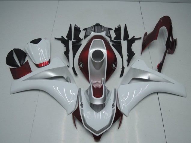 Cheap 2008-2011 Red White and Silver Honda CBR1000RR Bike Fairing UK Cheap 2008-2011 Red White and Silver Honda CBR1000RR Bike Fairing UK
