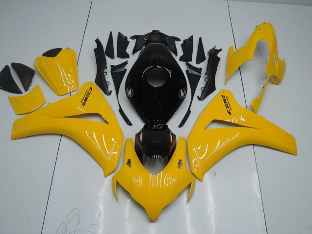 Cheap 2008-2011 Yellow and Black Honda CBR1000RR Bike Fairing UK
