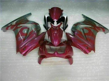 Cheap 2008-2012 Purple Red Kawasaki EX250 Replacement Motorcycle Fairings UK